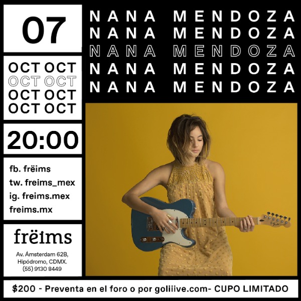 Nana Mendoza en Frëims