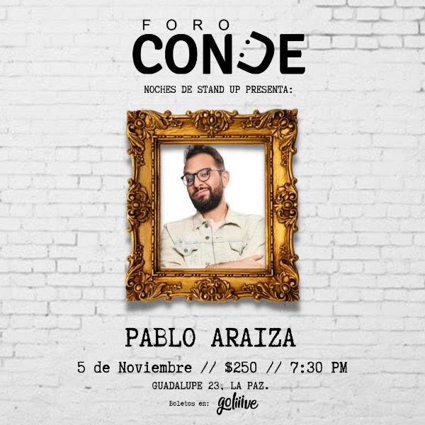 Pablo Araiza en Foro Conde