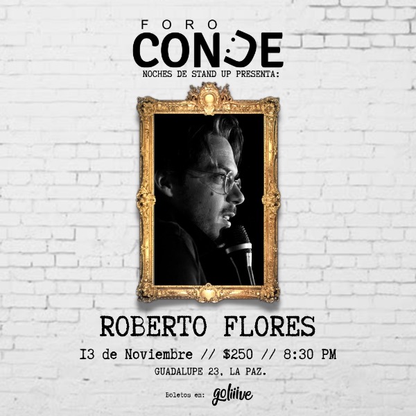Roberto Flores en Foro Conde