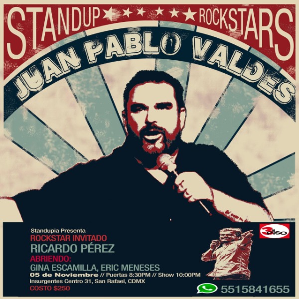 StandUp Rockstar - Juan Pabo Valdes
