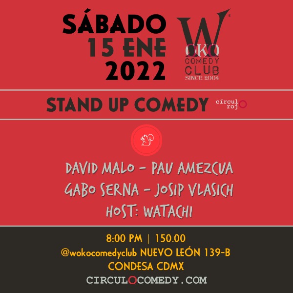 Stand Up Comedy - 15 Enero