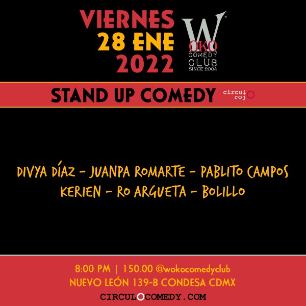 Stand Up Comedy - 28 enero