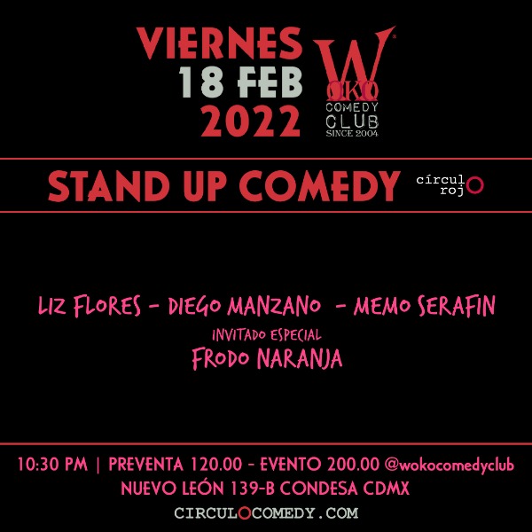 Stand Up Comedy - 18 Feb
