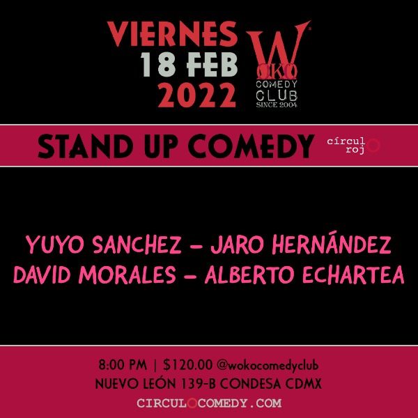 Stand Up Comedy - 18 Feb
