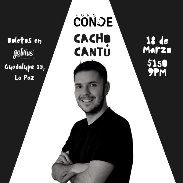Cacho Cantú en Foro Conde