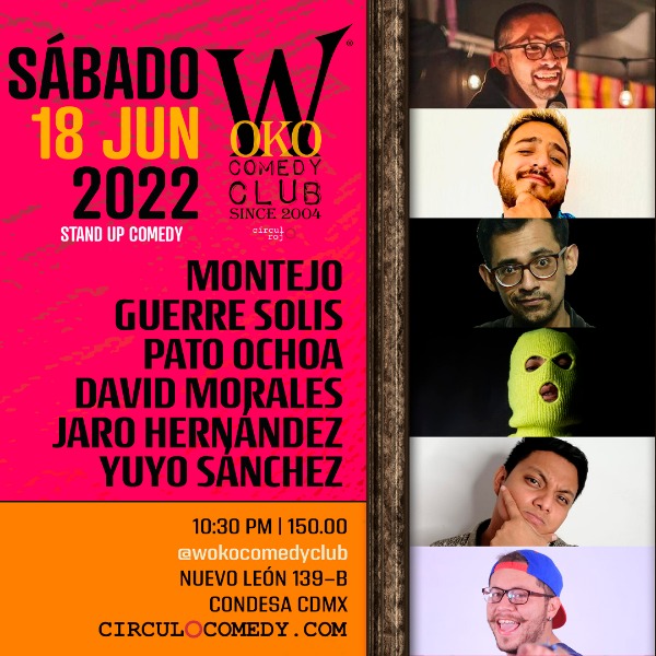 Stand Up Comedy 18 junio