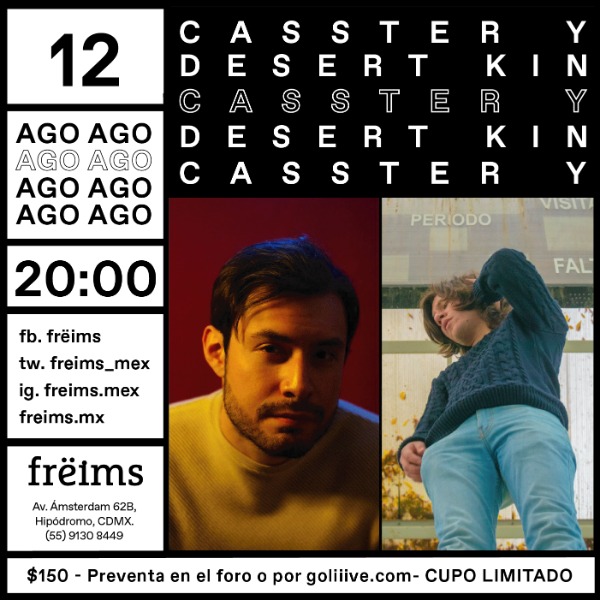 CASSTER y DESERT KIN en Frëims