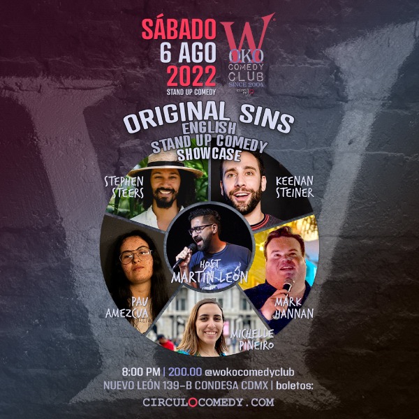 Original Sins English Stand Up Comedy Showcase