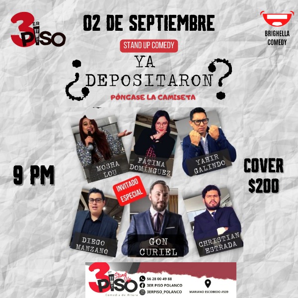 ¿YA DEPOSITARON? Póngase la camiseta