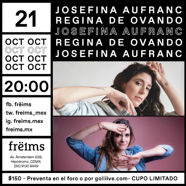 Josefina Aufranc y Regina de Ovando en Frëims