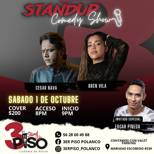 Stand Up Comedy Show 01 Octubre
