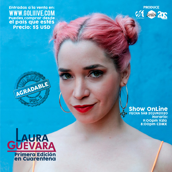 Laura Guevara, primera edición en cuarentena