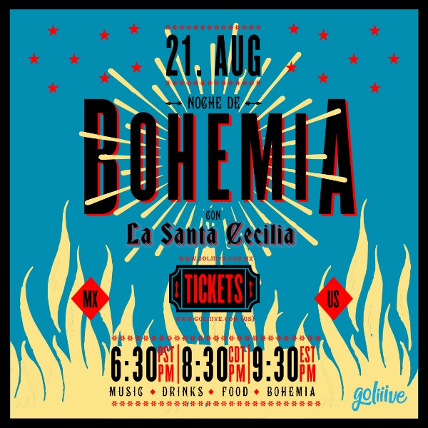 Noche de Bohemia con La Santa Cecilia