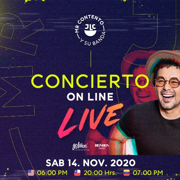 Concierto On Line Live de Jorge Luis Chacín